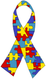 Autism awareness ribbon