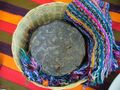 Black maize tortillas