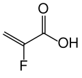 2-Fluoroacrylic acid structure