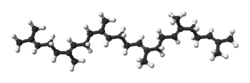Squalene Molecular Structure