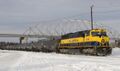 Alaska Railroad oil train at Nenna