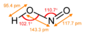 Trans-nitrous acid 2D dimensions