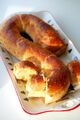 A traditional Dutch "boterletter" pastry.