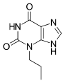 Structural diagram of Enprofylline