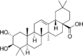 Maslinic acid structure