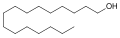 Cetyl alcohol structure