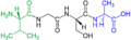 Tetrapeptide structural formulae