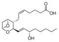 Thromboxane A2 structure
