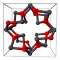 Lead(II,IV) oxide unit cell