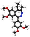 Ball-and-stick model of Tofisopam