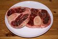 Veal shank used in Ossobuco