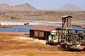 Salt evaporation pond
