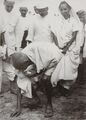 Gandhi at Dandi, 5 April 1930