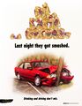 Anti-drinking and driving billboard