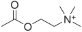 Chemical structure of Acetylcholine