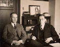 C. H. Best and F. G. Banting, ca. 1924
