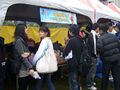 Aid station at an ultramarathon event