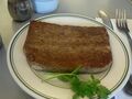 Plate of scrapple