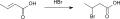 Hydrobromination Crotonic acid