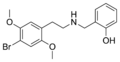 Structure of 25B-NBOH