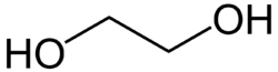Ethylene glycol chemical structure