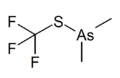 Structure of Dimethyl(trifluoromethylthio)arsine