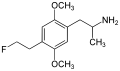 Chemical structure of 2,5-Dimethoxy-4-(2-fluoroethyl)amphetamine