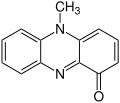 Structural formula of Pyocyanin