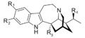 Naturally occurring substituted ibogamines