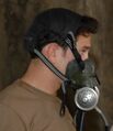 Side view of a BIBS mask