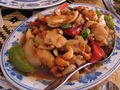 Cashew chicken dish