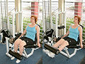 Leg Extension Machine Exercise