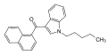 Chemical structure of JWH-018