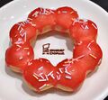 Pon de wreath strawberry flavor of Mister Donut in Japan