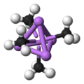 Methyllithium tetramer 2 3D balls