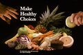 Make healthy choices poster