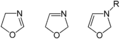 2-, 3-, and 4-Oxazoline structures