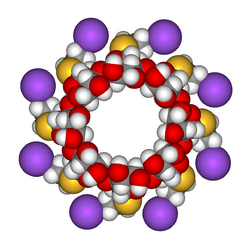 Sugammadex sodium 3D front view