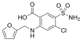 Chemical structure of Furosemide