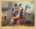 The Head Ache by Cruikshank