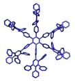 A dendrimer molecule from a 2002 chemistry journal.