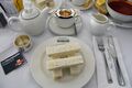 Cucumber sandwiches with tea