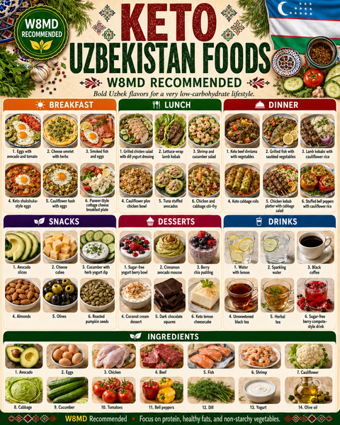 Keto Uzbekistan foods