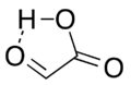 Glyoxylic acid H-bonded