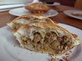Chicken pot pies open