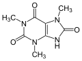 1,3,7-Trimethyluric acid structure