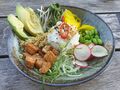 Buddha bowl with a variety of ingredients