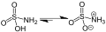 Zwitterion structural formula of sulfamic acid
