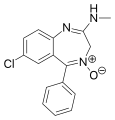 Chlordiazepoxide structure