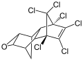 Structural formula of Dieldrin